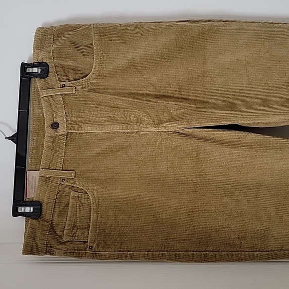 Levi's Size 33 Golden Brown Mustard Colored 721 High Rise Skinny Corduroy Pants - Picture 12 of 14